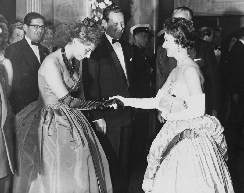 Princess Margaret Meets Sophia Loren | Getty Images Photo by Staff