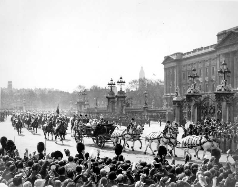 King George V’s Silver Jubilee | Getty Images Photo by Central Press