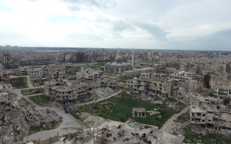 The City of Homs, Destroyed | Shutterstock Photo by Fly_and_Dive