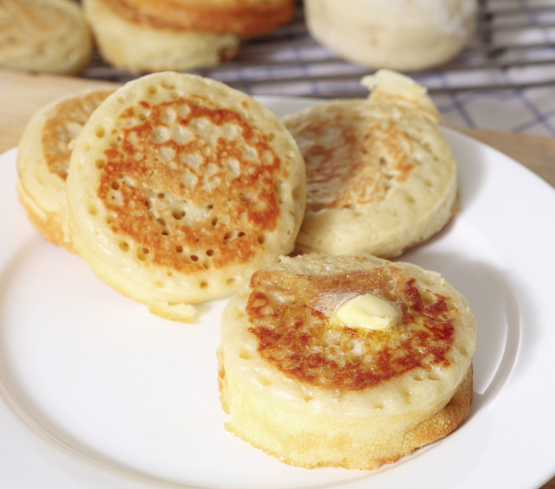 Crumpets With Butter | Shutterstock