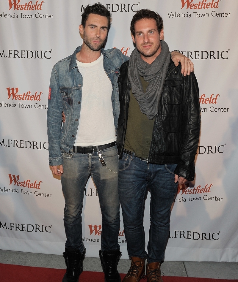 Adam Levine and His Brother Michael | Getty Images Photo by Charley Gallay/Westfield
