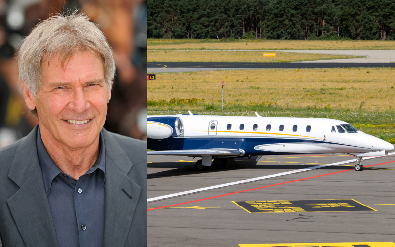 Harrison Ford – Cessna 680 Sovereign, Estimated $18 Million | Getty Images Photo by Pascal Le Segretain & Shutterstock