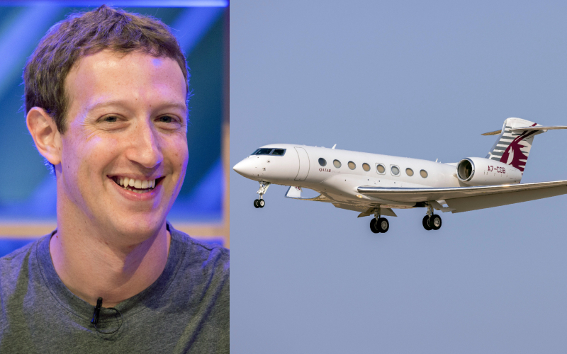 Mark Zuckerberg – Facebook Jet, Estimated $700K Per Year | Alamy Stock Photo by dpa picture alliance/Alamy Live News & gordzam