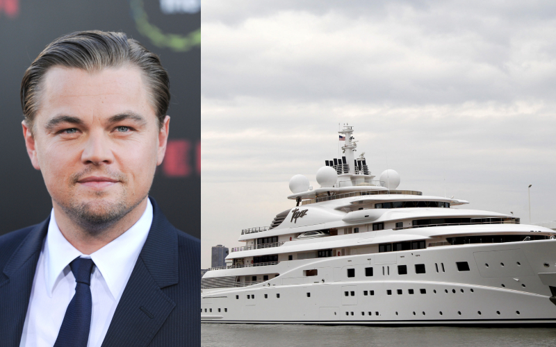 Leonardo DiCaprio – Topaz, Estimated $1.3 Million Per Week | Alamy Stock Photo by Sydney Alford & UPI/John Angelillo
