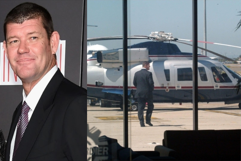 James Packer – Sikorsky S-76, Estimated $13 Million | Getty Images Photo by Jamie McCarthy/WireImage & Fairfax Media 