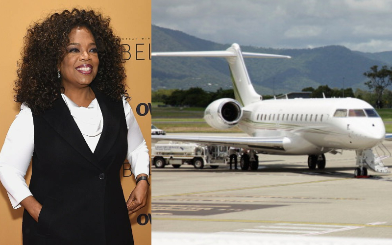 Oprah Winfrey – Global Express XRS, Estimated $42 Million | Getty Images Photo by Jamie McCarthy & Simon J. Baker