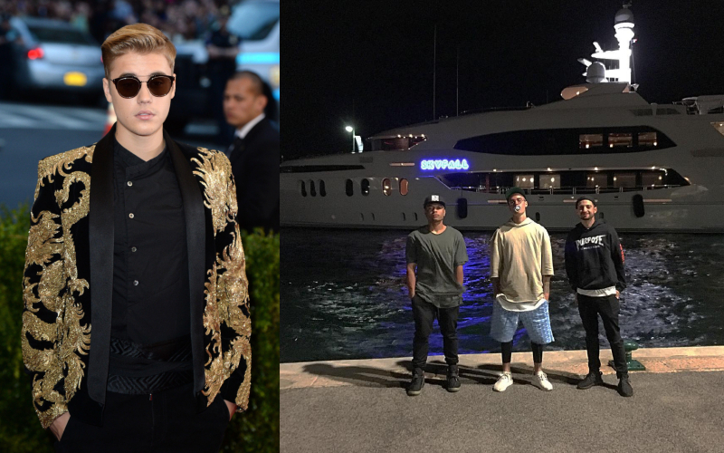 Justin Bieber – Pearl Yacht, Estimated $450K Per Week | Alamy Stock Photo by Doug Peters/EMPICS Entertainment & Instagram/@justinbieber
