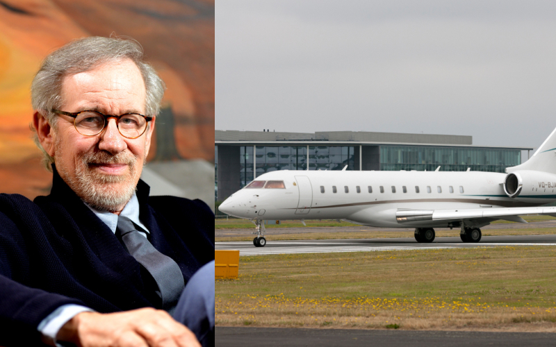 Steven Spielberg – Bombardier Global Express XRS, Estimated $42 Million | Getty Images Photo by Bhaskar Paul/The India Today Group & Shutterstock