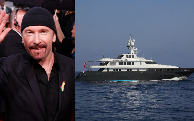 THE EDGE – The Cyan, Estimated $12 Million | Alamy Stock Photo by PictureLux / The Hollywood Archive & imageBROKER.com GmbH & Co. KG /TheYachtPhoto