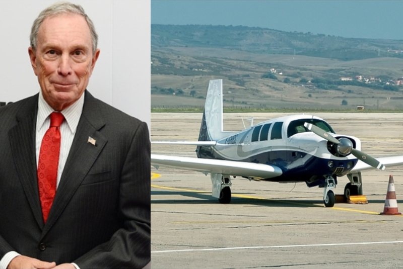 Michael Bloomberg – Mooney Bravo, Estimated $169K | Getty Images Photo by Andrew Toth/FilmMagic & Shutterstock