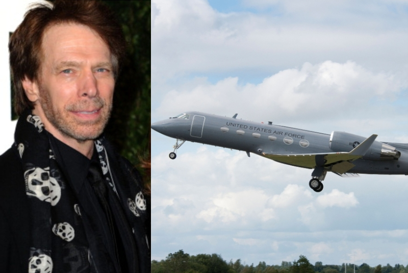 Jerry Bruckheimer – Gulfstream IV, Estimated $32 Million | Getty Images Photo by Pascal Le Segretain & Alamy Stock Photo by Peter Brogden 