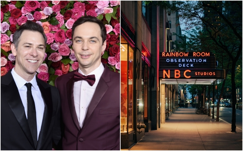 Jim Parsons and Todd Spiewick | Getty Images Photo by Steven Ferdman/Patrick McMullan & Alamy Stock Photo