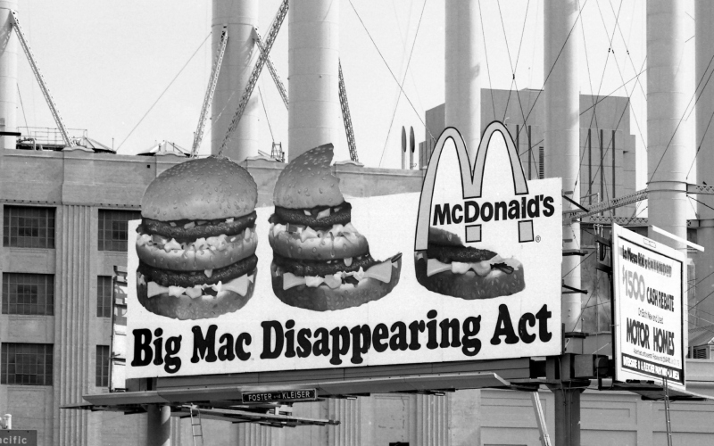 McDonald's Ads | Alamy Stock Photo