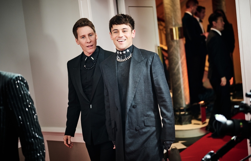 Tom Daley & Dustin Lance Black | Getty Images Photo by Gareth Cattermole