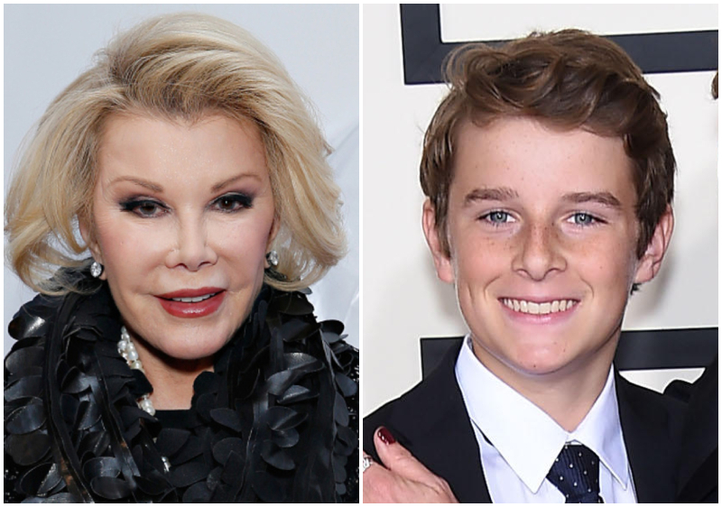 Edgar Cooper Endicott: Grandson of Joan Rivers | Getty Images Photo by Cindy Ord & Alamy Stock Photo by Lisa O