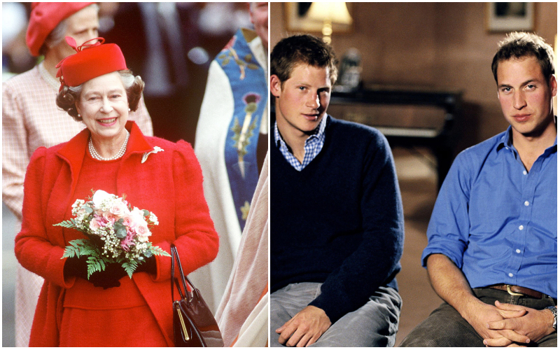 Princes William & Harry: Grandsons of Queen Elizabeth II | Getty Images Photo by Tim Graham Photo Library & Alamy Stock Photo by Fergus Greer/PA Images 