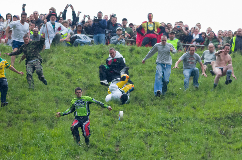 Cheese Rolling Festival – UK | Alamy Stock Photo by Steve Davey Photography 