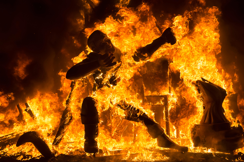 Las Fallas Festival Sculpture Burning – Spain | Alamy Stock Photo by Design Pics Inc/Ian Cumming/Axiom