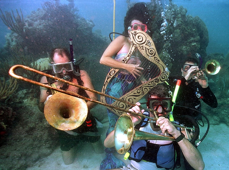 Underwater Music Festival – Florida | Getty Images Photo by BILL KEOUGH/AFP