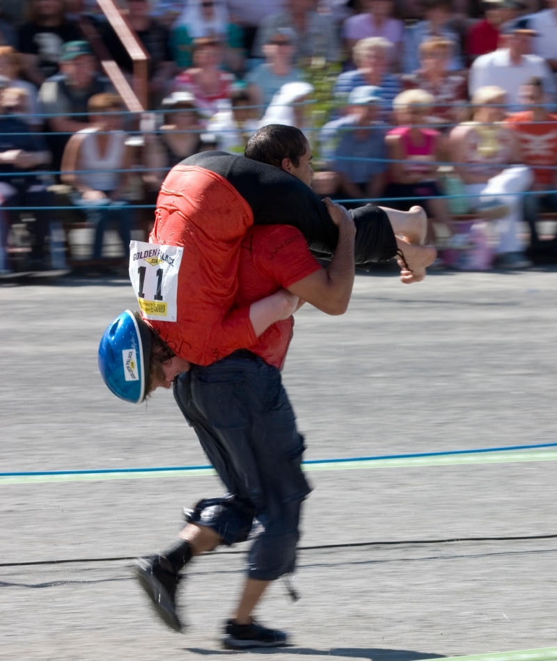 Wife Carrying World Championships – Finland | Alamy Stock Photo by Esa Hiltula