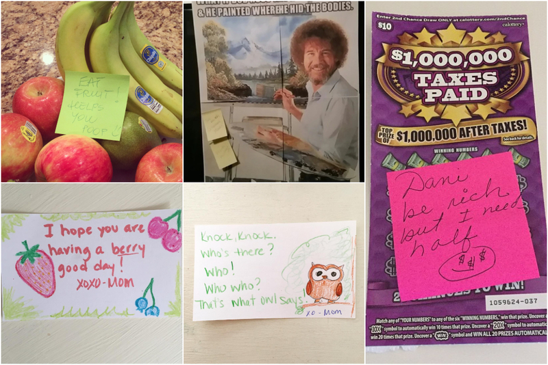 The Most Hilarious Notes From Moms | Reddit.com/Jewski28 & Oligomer & Instagram/@dani_girrlll & @lunchbox_notes_from_mom 