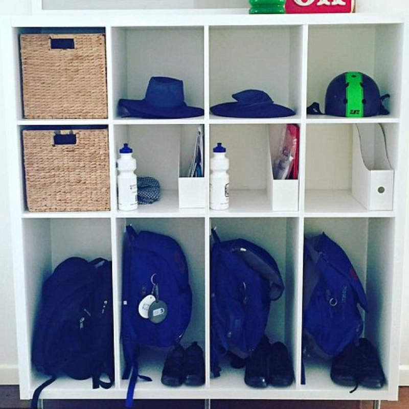 Create a Station for School Bags | Instagram/@rudy_and_the_dodo