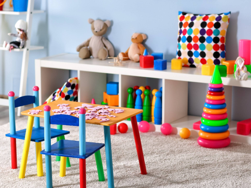 Paint Toys or Furniture to Match the Décor | Shutterstock Photo by Milind1968