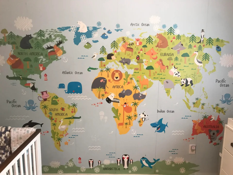 Encourage Geography Learning with Adventure Map Decals | Reddit.com/GriffinFTW