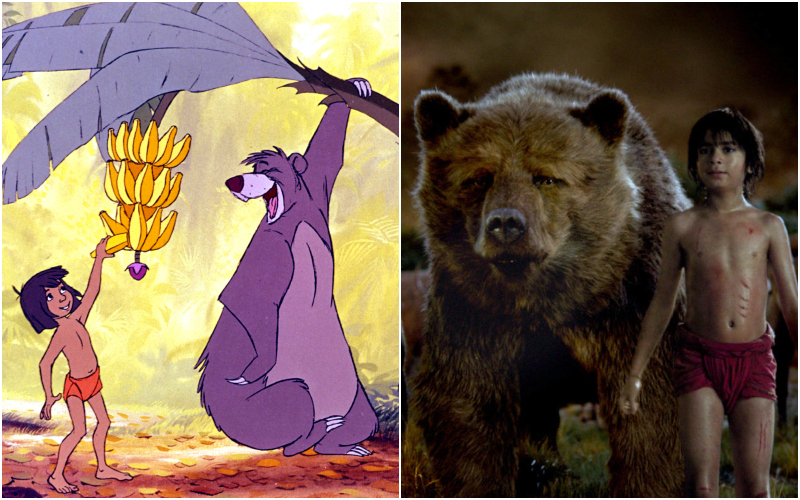 The Jungle Book (1967 and 2016) | MovieStillsDB Photo by DrrnHarr/Walt Disney Pictures & Alamy Stock Photo by Atlaspix