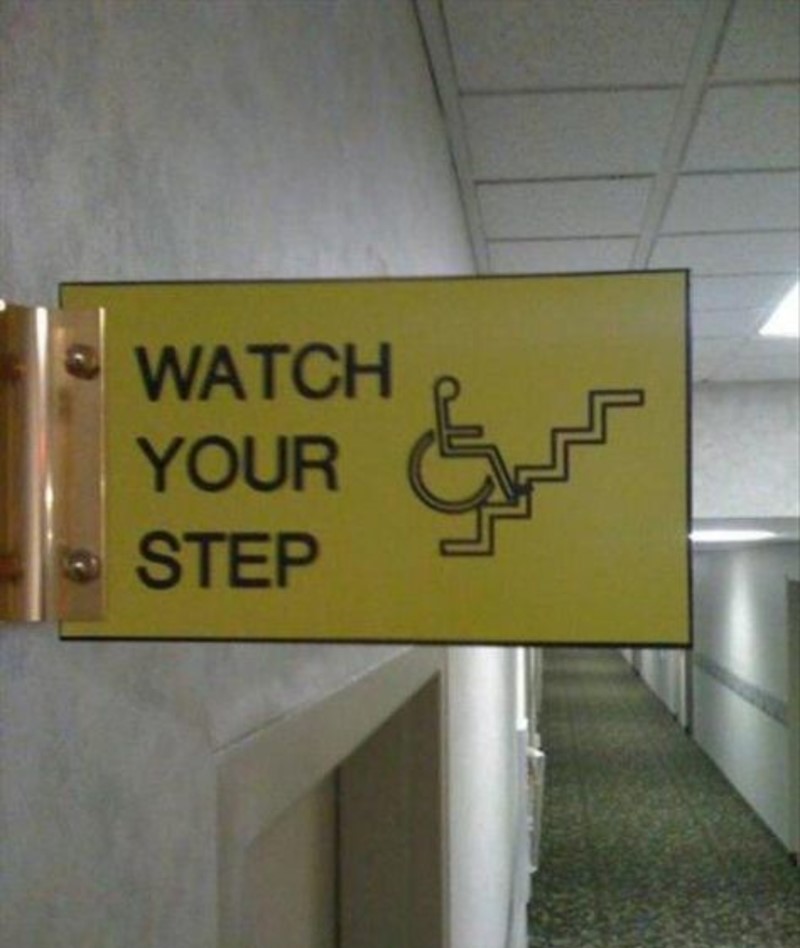 Watch Your Wheelchair’s Step! | Reddit.com/CrazyLipz