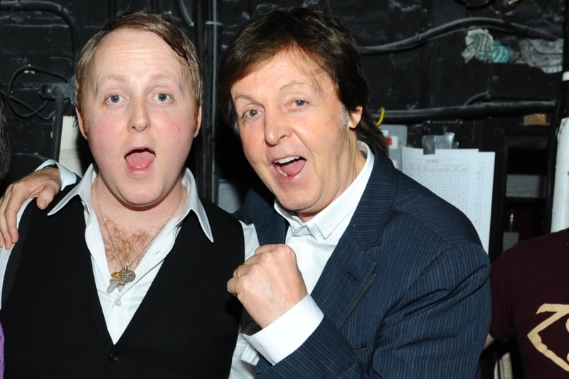 Paul McCartney und James McCartney | Alamy Stock Photo