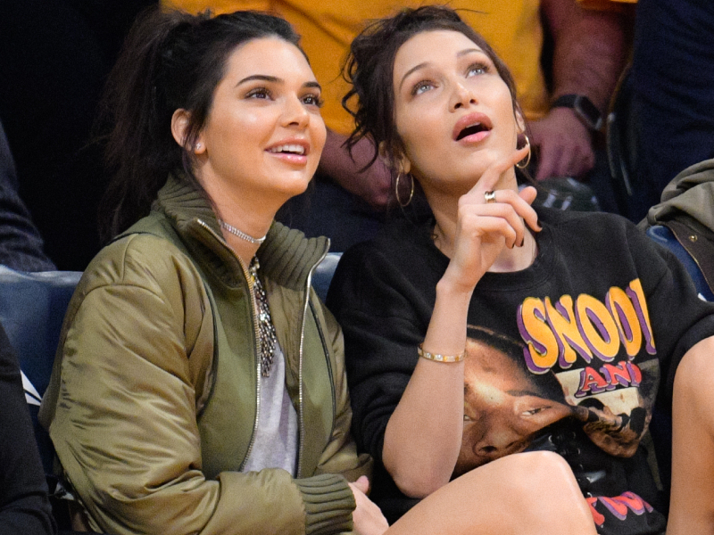 Kendall Jenner & Bella Hadid | Getty Images Photo by Noel Vasquez/GC Images