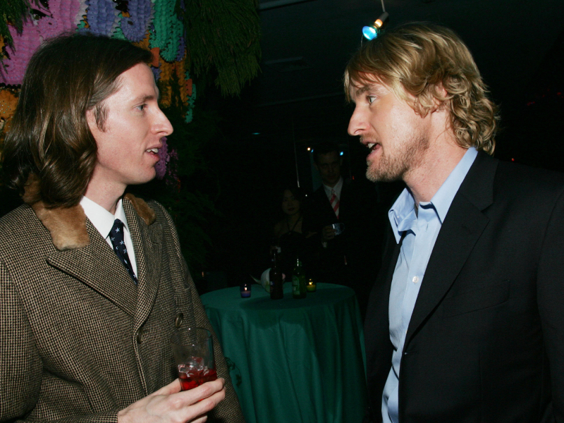 Owen Wilson & Wes Anderson | Getty Images Photo by Evan Agostini