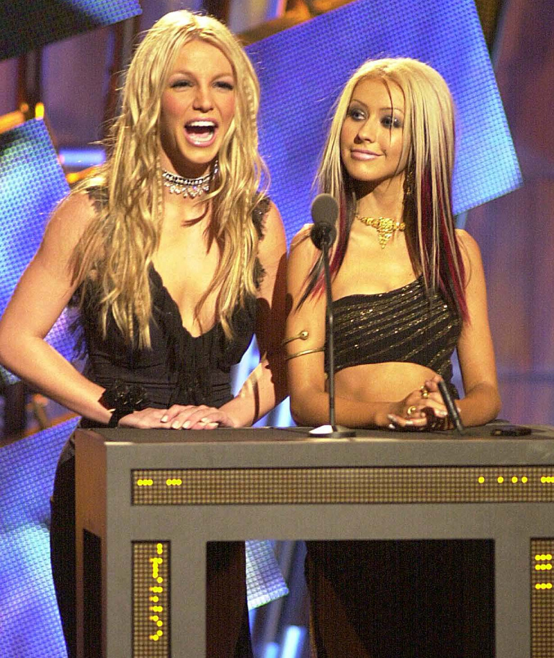 Britney Spears & Christina Aguilera | Getty Images Photo by Jeff Kravitz/FilmMagic