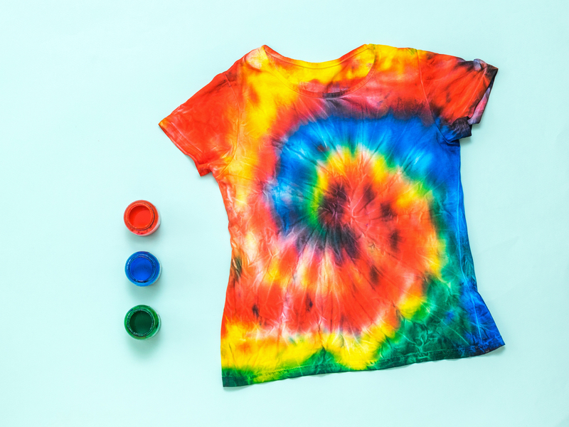 Wearing Tie-Dye T-Shirts | Shutterstock Photo by VLADIMIR VK
