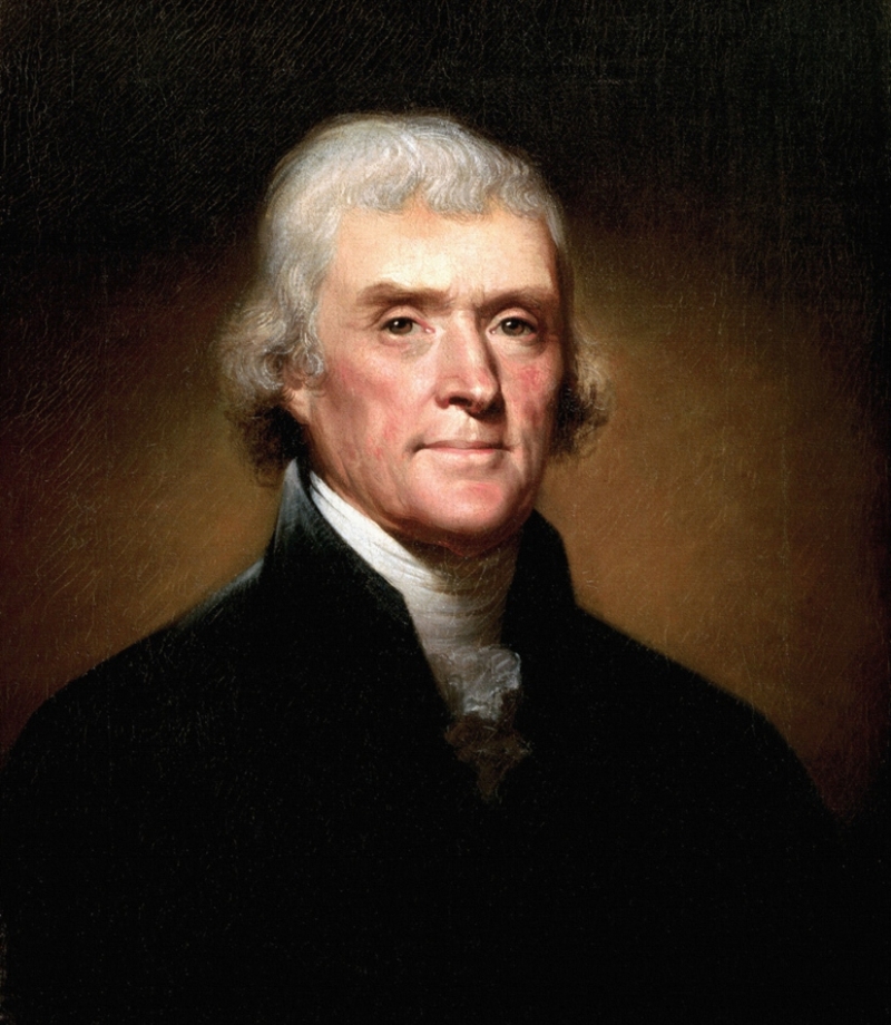 41. Thomas Jefferson (Nr. 3) – IQ 160 | Alamy Stock Photo by PAINTING 