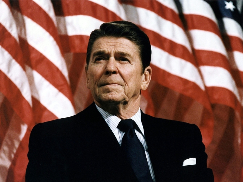 15. Ronald Reagan (Nr. 40) – IQ 141,9 | Alamy Stock Photo by Photo12/Ann Ronan Picture Library