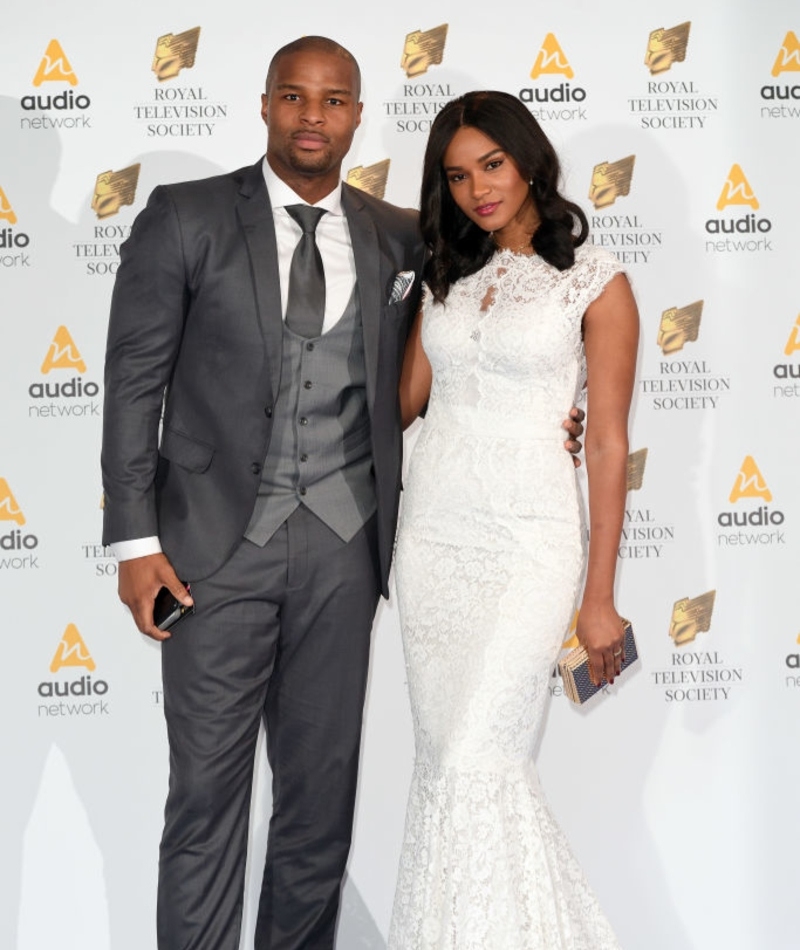 Osi Umenyiora & Leila Lopes | Getty Images Photo by Karwai Tang/WireImage