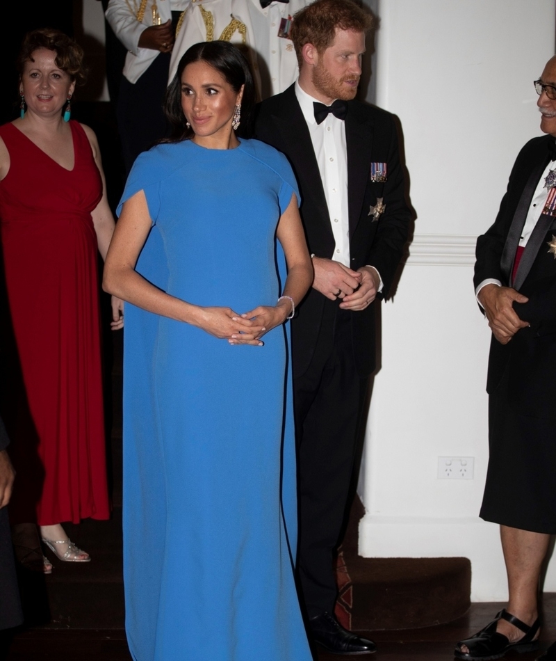 Glowing Meghan | Getty Images Photo by Ian Vogler - Pool