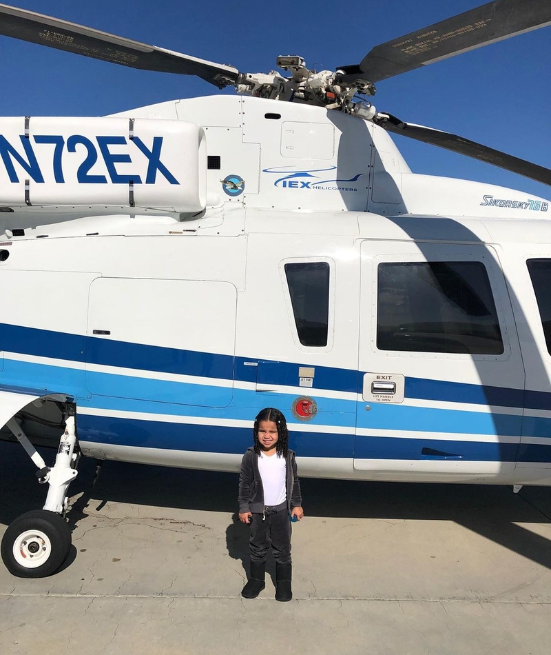 Helicopter Ride for Dream | Instagram/@robkardashianofficial
