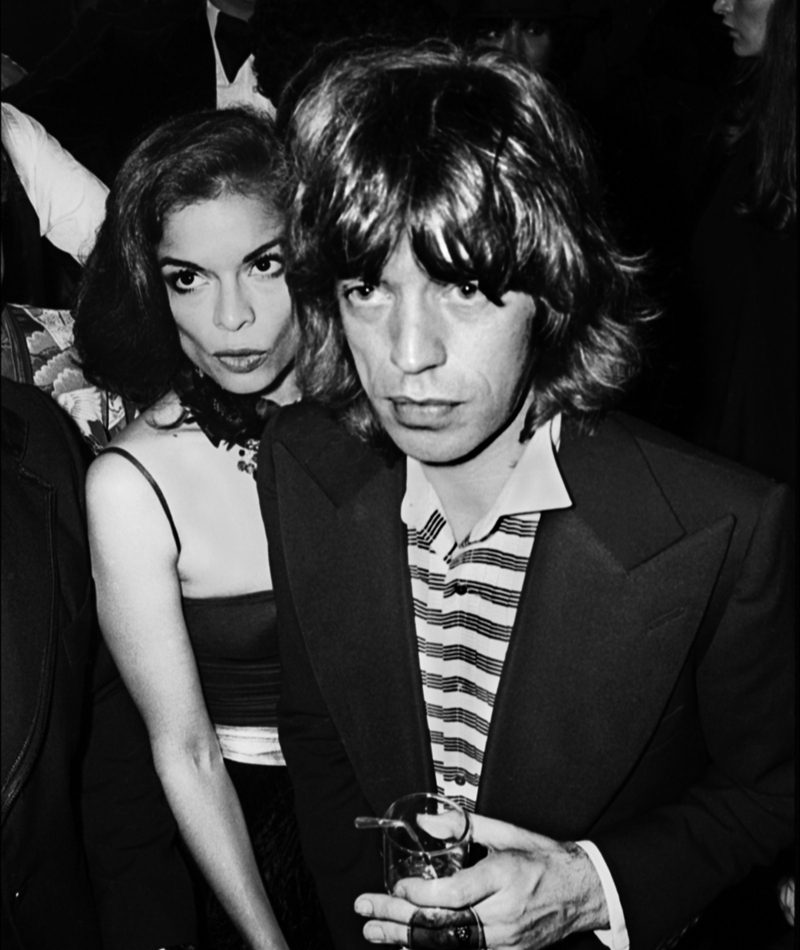 Mick Jagger und seine Frau Bianca kommen in der Copa an | Getty Images Photo by Allan Tannenbaum