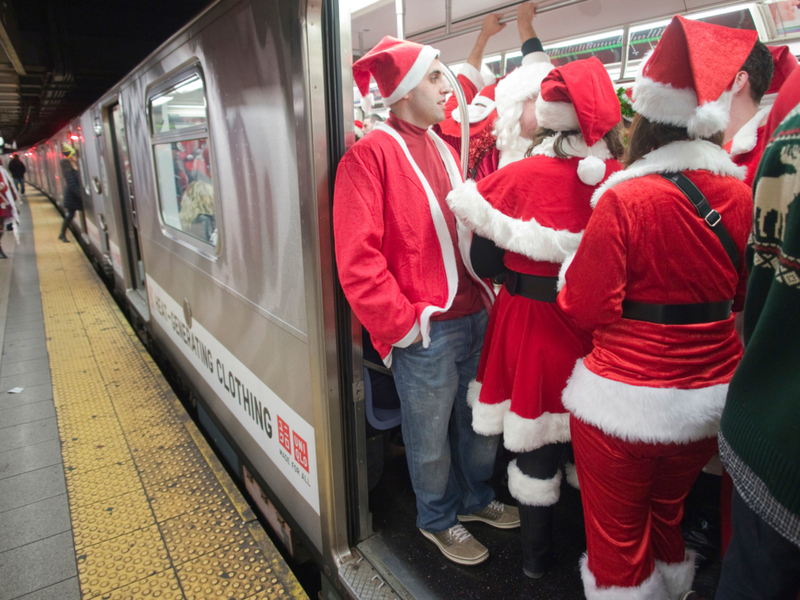 Santas Everywhere | Alamy Stock Photo