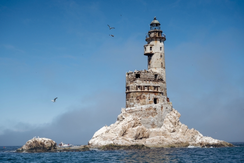 Aniva Rock Lighthouse – Sakhalinskaya Oblast, Russia | Alamy Stock Photo