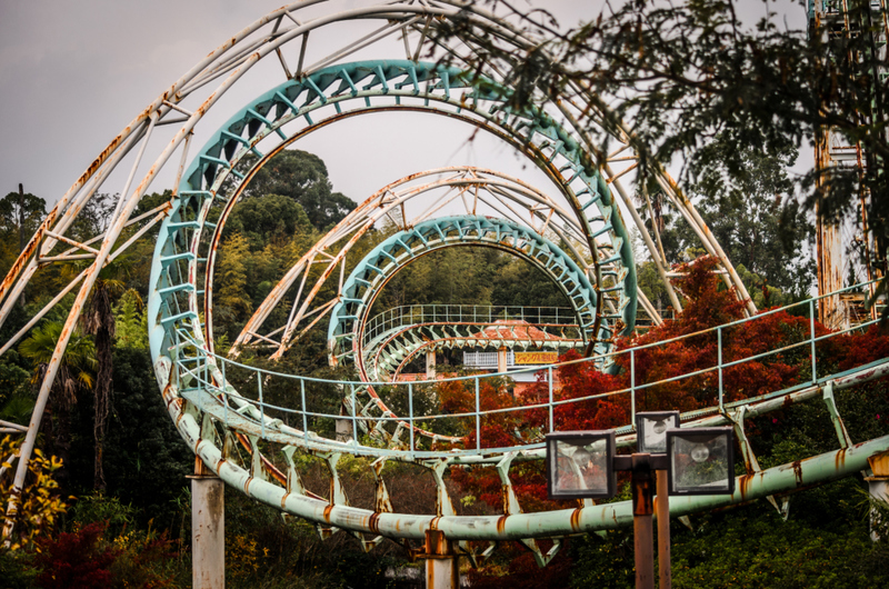 Abandoned Rollercoaster, Nara Dreamland, Japan | Shutterstock
