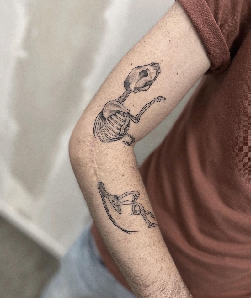 Nothing Left but Skin and Bones | Instagram/@svk.tattoo