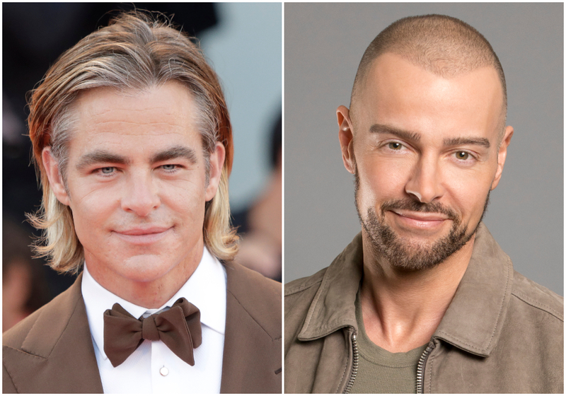 Chris Pine and Joey Lawrence | Getty Images Photo by Laurent KOFFEL & Monty Brinton