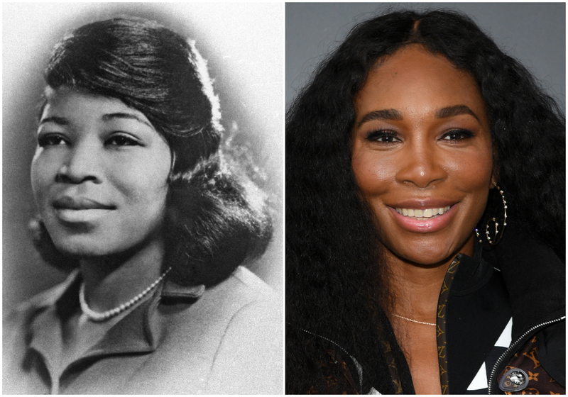 Betty Shabazz and Serena Williams | Getty Images Photo by Michael Ochs Archive & Pascal Le Segretain
