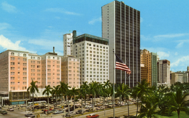 Hotel McAllister, Miami | Alamy Stock Photo by Curt Teich Postcard Archives/Heritage Image Partnership Ltd