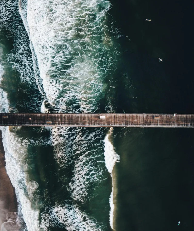 View of a Pier From Above | Reddit.com/DubsBunnyy