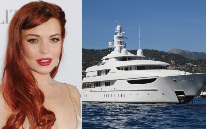Lindsay Lohan – Oasi Estimated $400K Per Week | Alamy Stock Photo by Pictorial Press Ltd & imageBROKER.com GmbH & Co. KG/TheYachtPhoto
